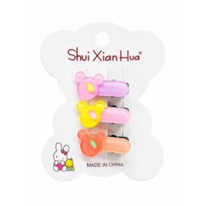 Cute & Colorful Bear Hair Clips