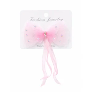 Cute sparkley and stylish girls hair bow clip